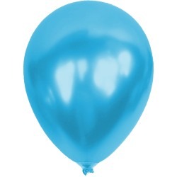 Metalik Açık Mavi Balon