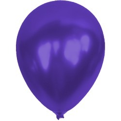 Metalik Mor Balon