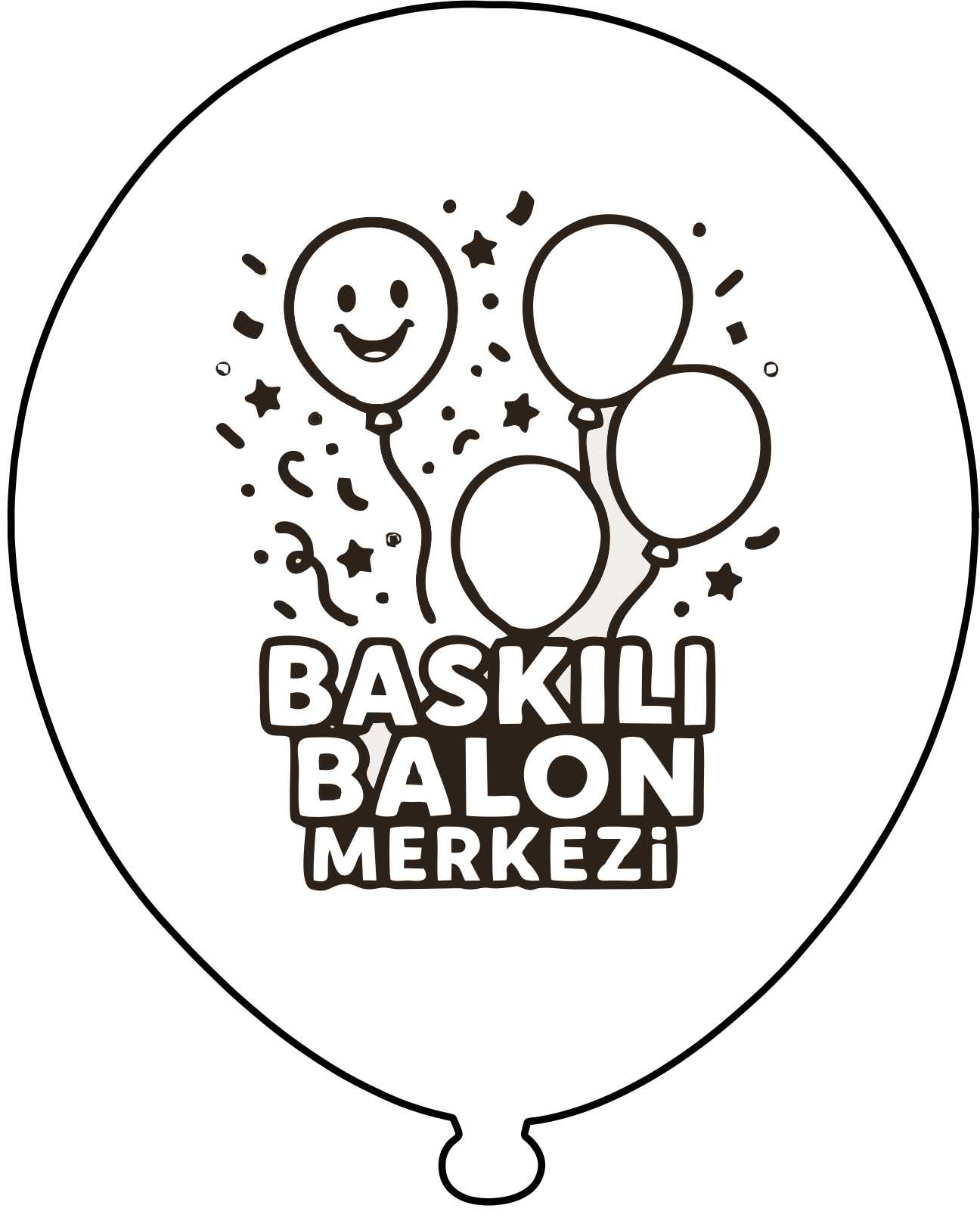 Tek Yüze Tek Renk Baskılı Balon 1+0