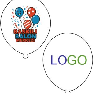 Tek Yüze Üç Diğer Yüze İki Renk Baskılı Balon 3+2